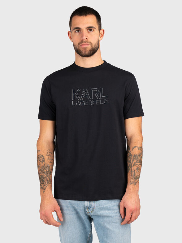 Cotton T-shirt with logo  - 1