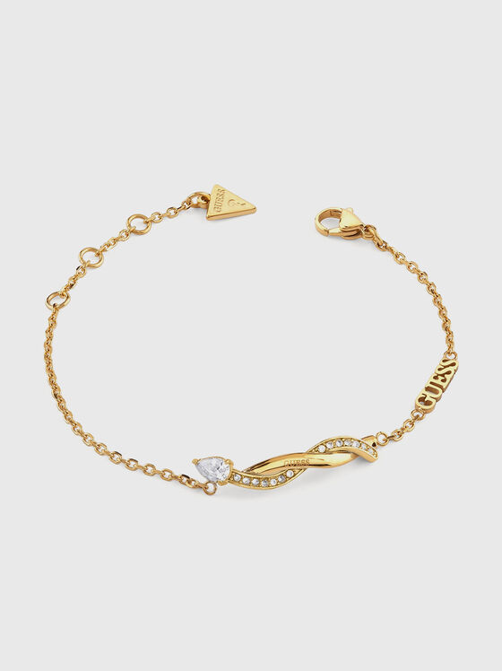 Гривна TWIST с кристали - 1