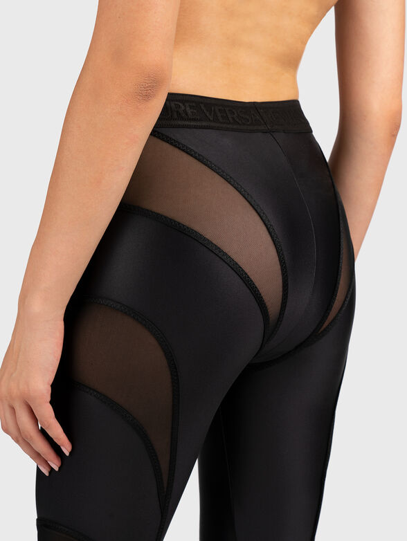 Leggings with sheer elements - 3