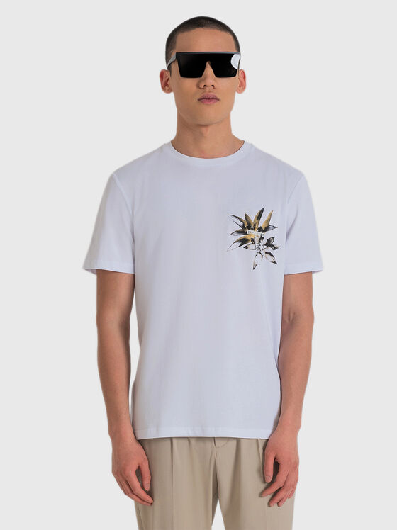 Тениска с флорален принт - 1