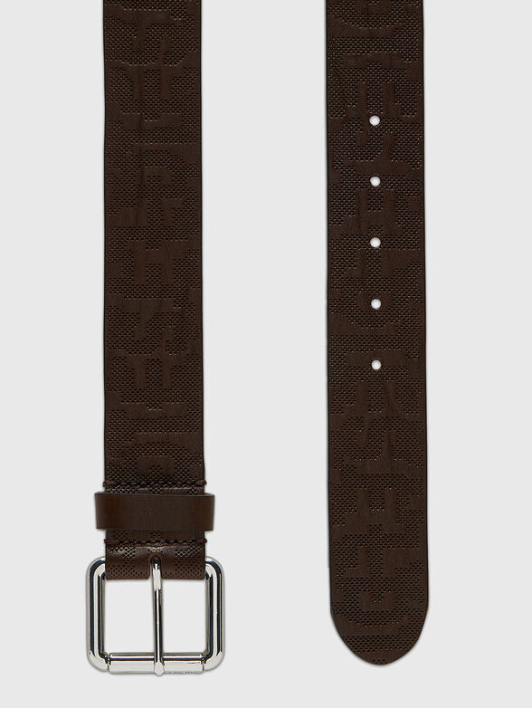 B-MONOGRAM leather belt - 2