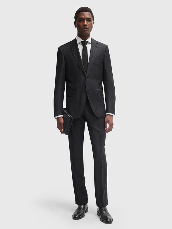 Two-piece wool suit in grey - 0