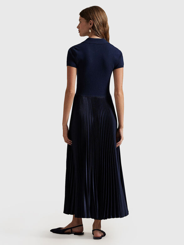 Navy blue maxi dress - 2