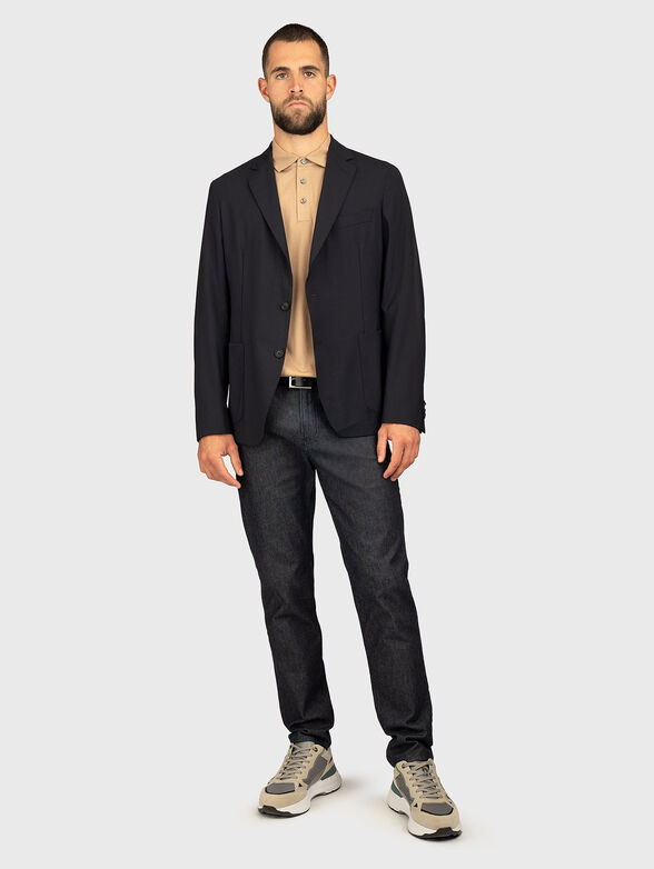 Wool and viscose blend jacket - 2