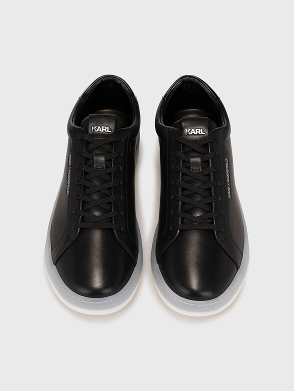 KOURT III black leather shoes - 6