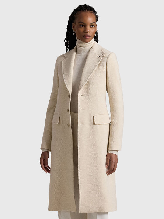 Палто от вълнен бленд - 1