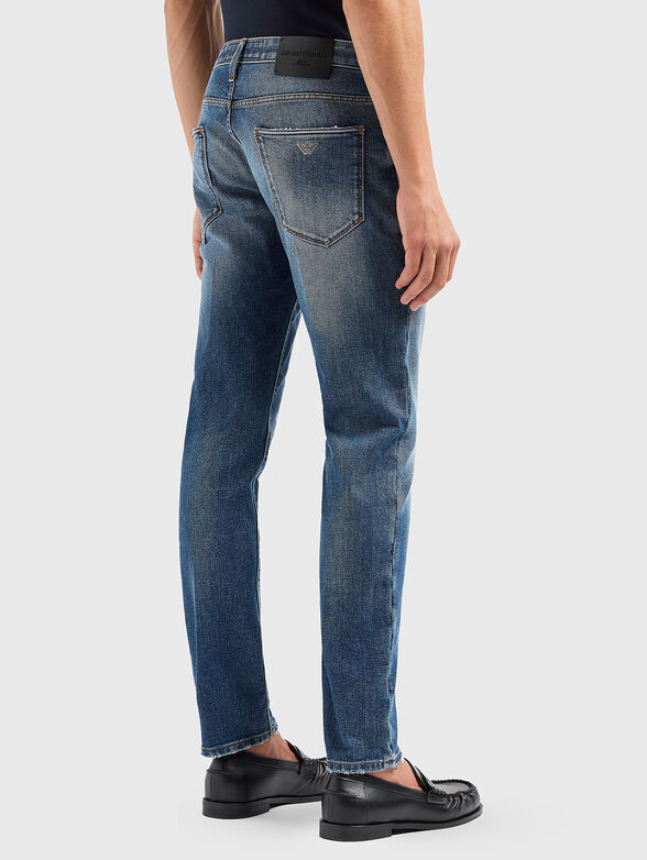 Slim fit washed denim jeans - 2