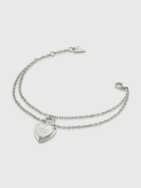 MINI HEART LOCK bracelet in gold - 1