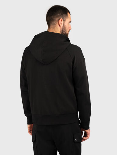 Sweatshirt with hood and zip - 3