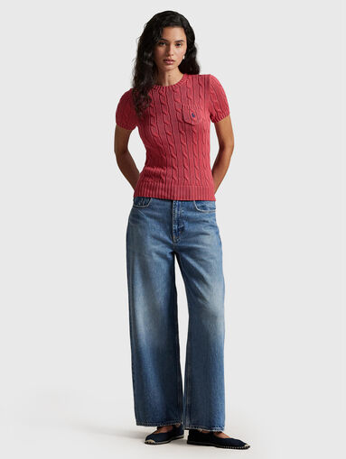 Cotton sweater with logo - 5