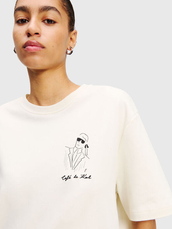 KARL LAGERFELD X JORGE PARRA oversized T-shirt - 3