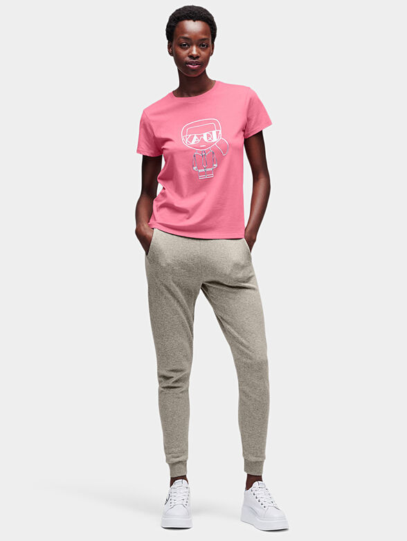 IKONIK KARL ART DECO Black T-shirt - 1