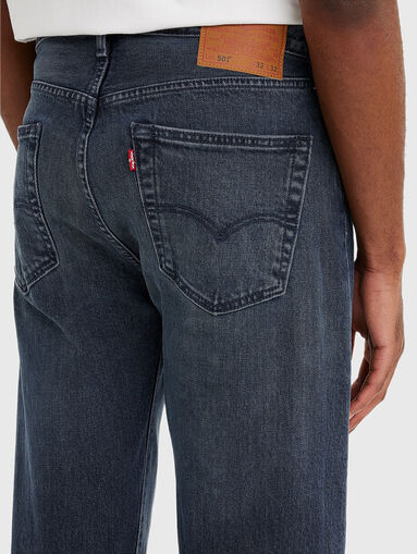 501® straight blue jeans - 3