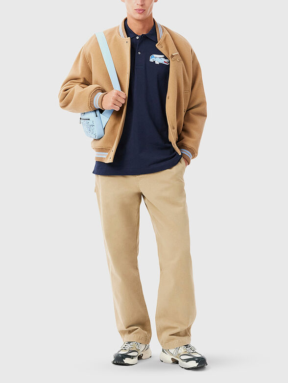 Polo shirt with accent logo - 2