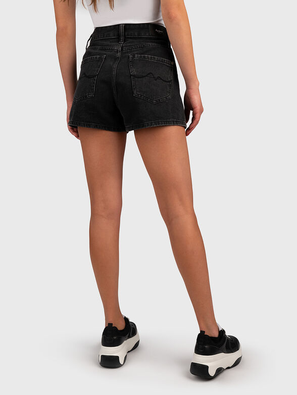 SUZIE black denim shorts - 1