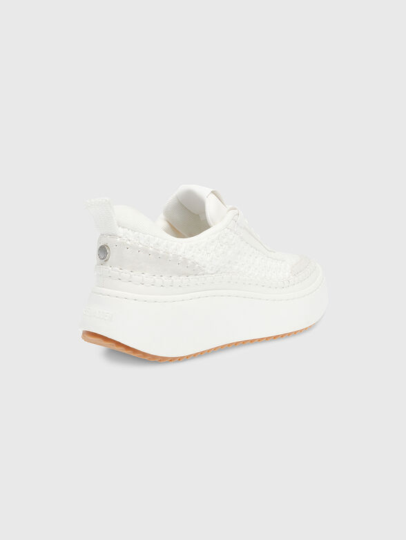 DOUBLETAKE sneaker in beige on platform - 3