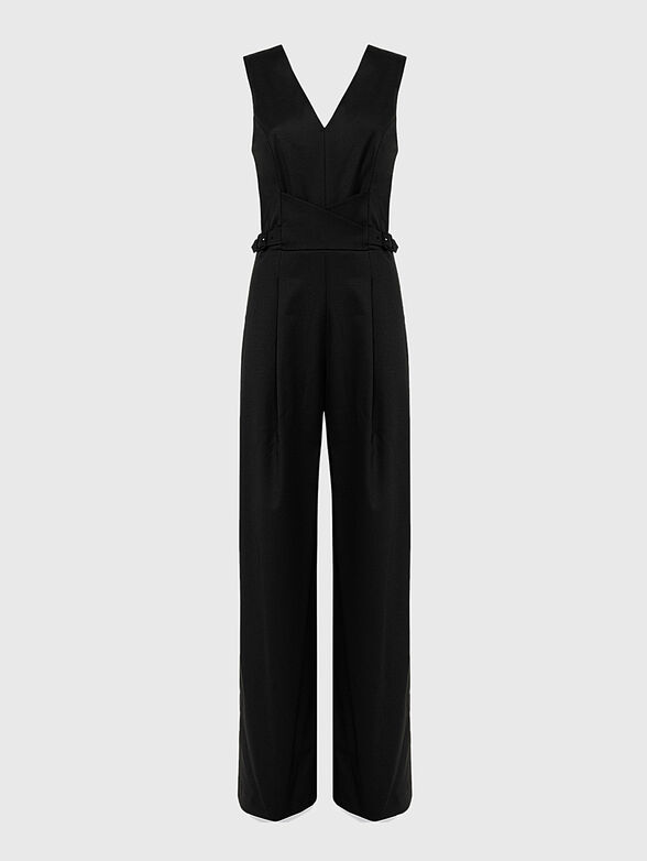 V-neck jumpsuit - 1