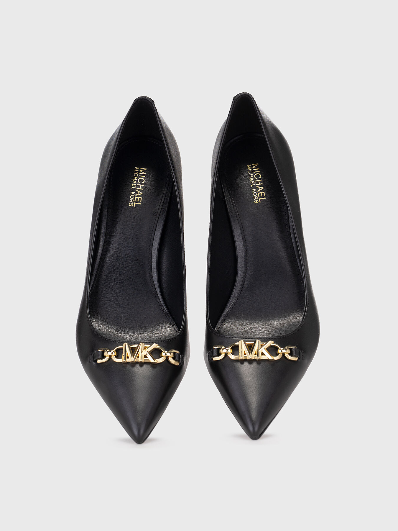 TIFFANIE heeled leather shoes brand MICHAEL KORS