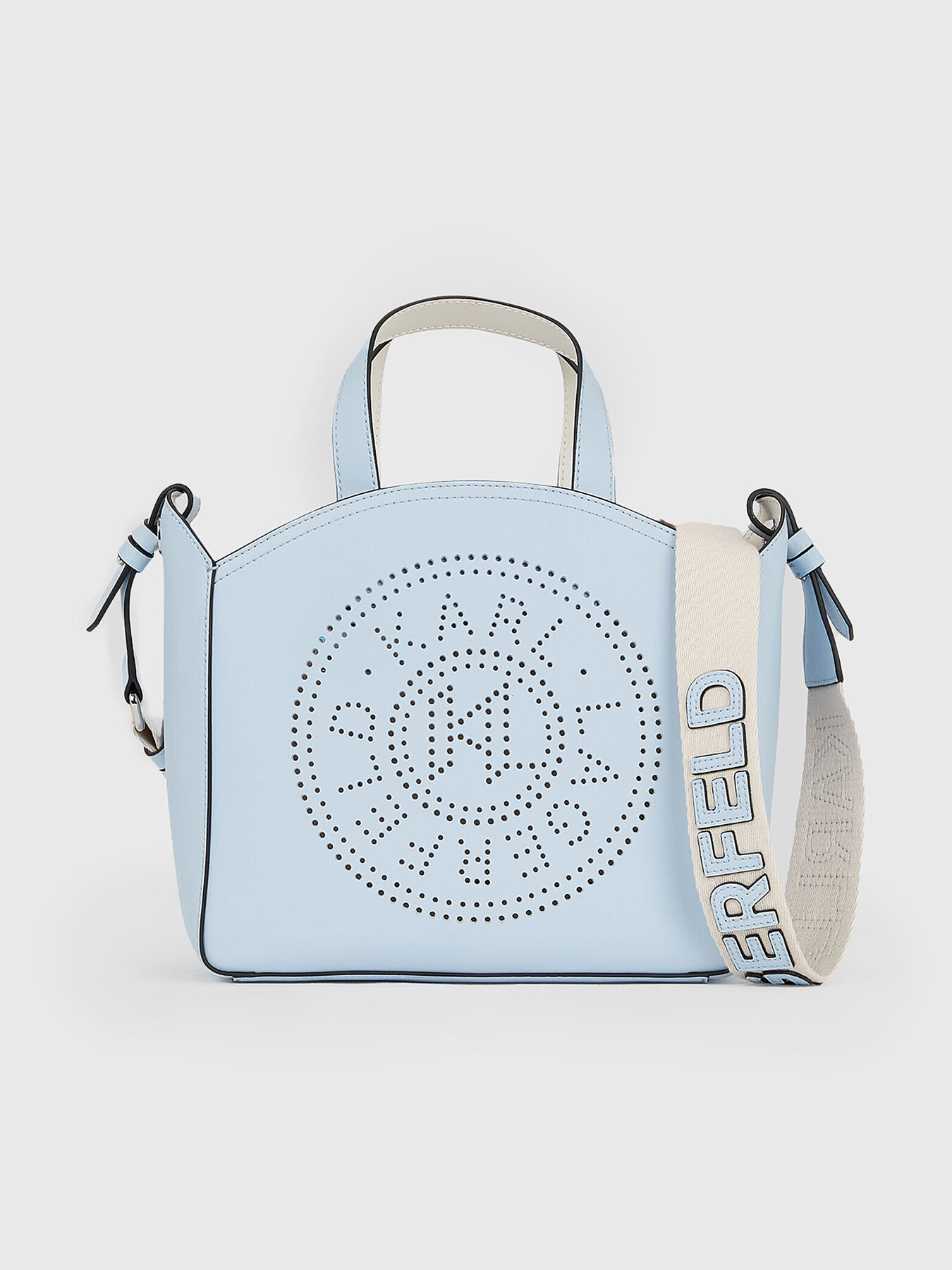 K CIRCLE blue leather bag brand Karl Lagerfeld Globalbrandsstore en