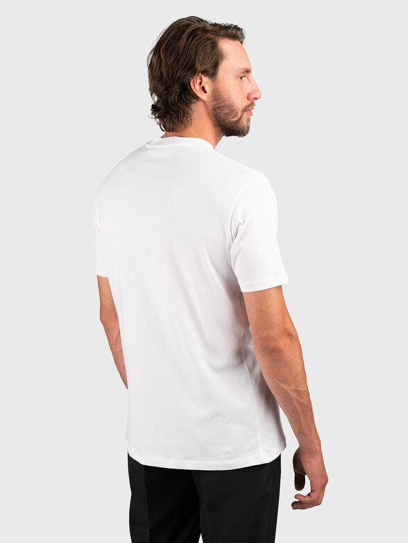 T-shirt with abstract print in black - 2