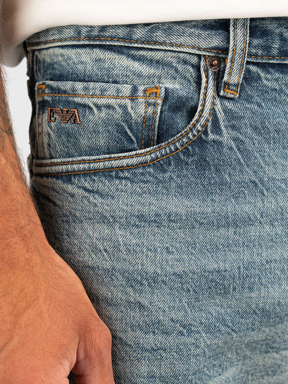 Straight jeans with logo detail - 4
