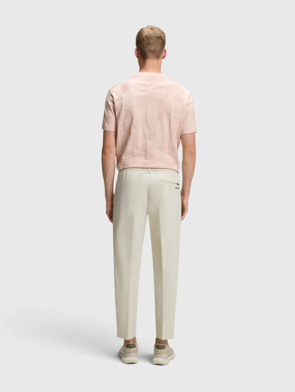 Pleated pants with an elastic waistband - 2