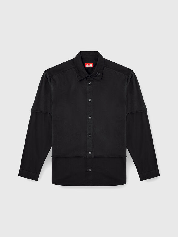 S-GASTON-O long sleeve shirt with logo detail - 4