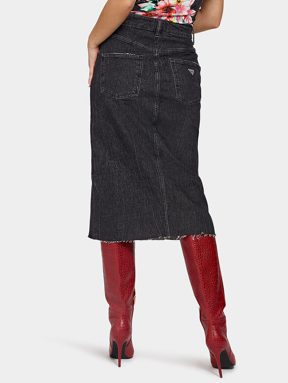 NOELIA denim midi skirt - 2