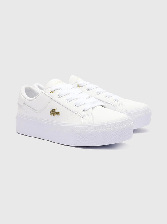 Бели кожени спортни обувки ZIANE - 2
