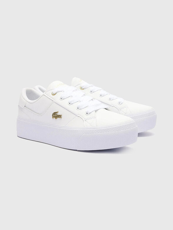 ZIANE white leather sneakers - 2