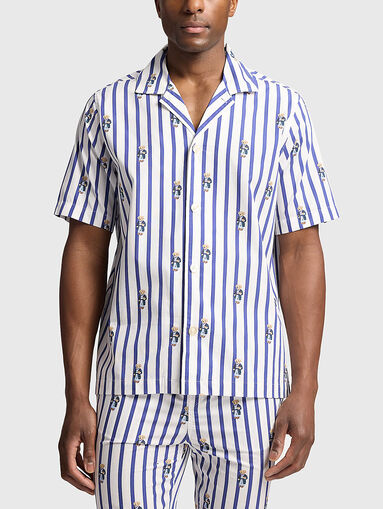 Striped cotton pyjama set - 3