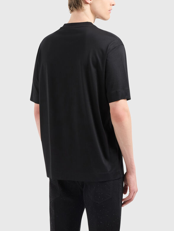 T-shirt with logo and rhinestones - 3