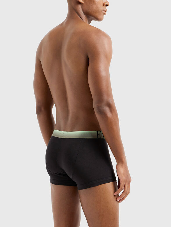 Cotton boxers with contrasting logo detail - 2