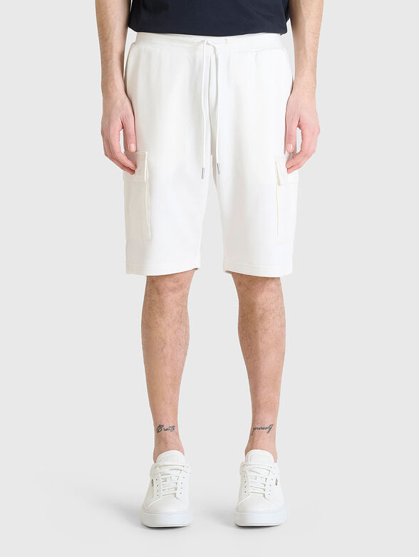 Dark blue shorts with side pockets  - 1