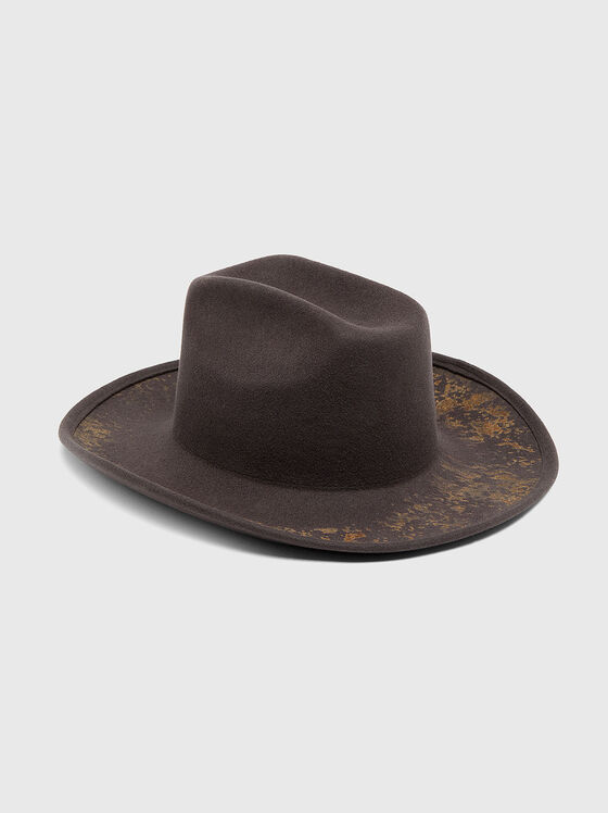Wool fedora hat - 1