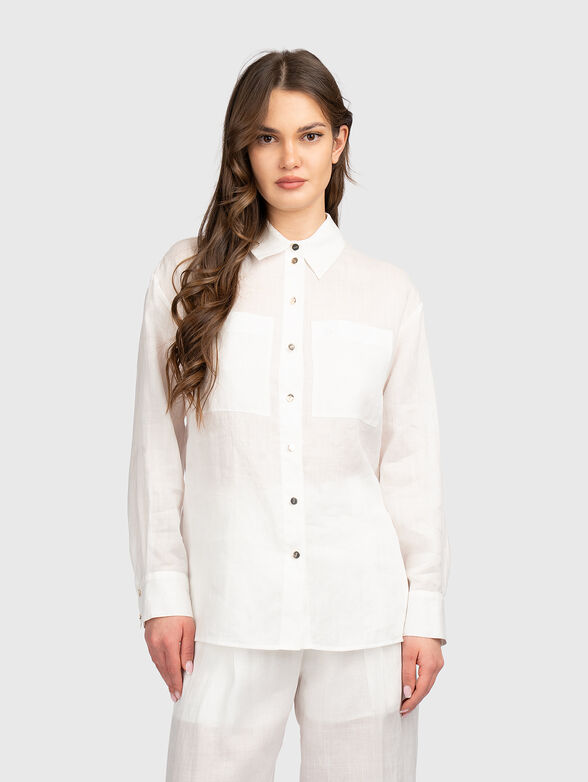 Checkered shirt with pockets - 1