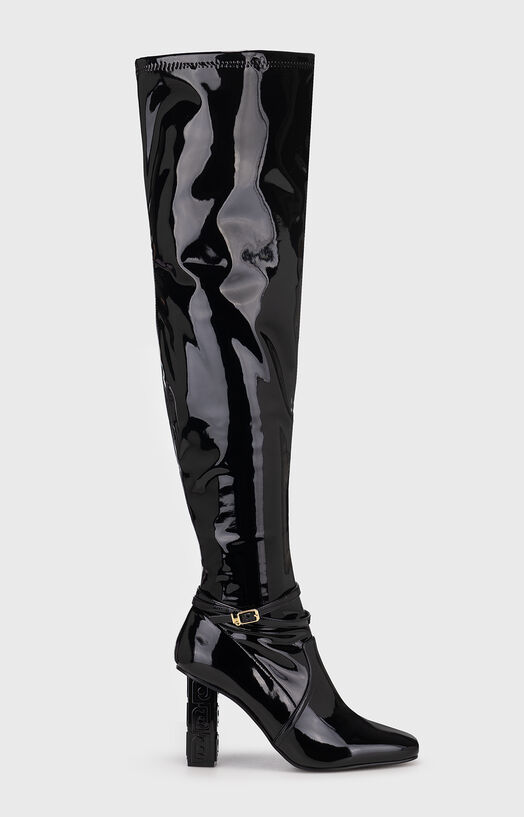 Leather Bottine Jennyfer Knee Boots Jlo Denim Boots Boots Jennifer