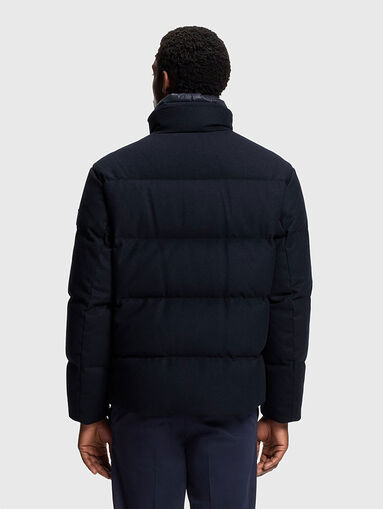 Padded wool blend jacket - 3