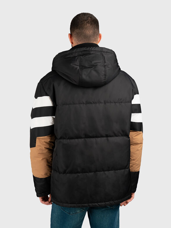 Puffer jacket with contrast details - 2
