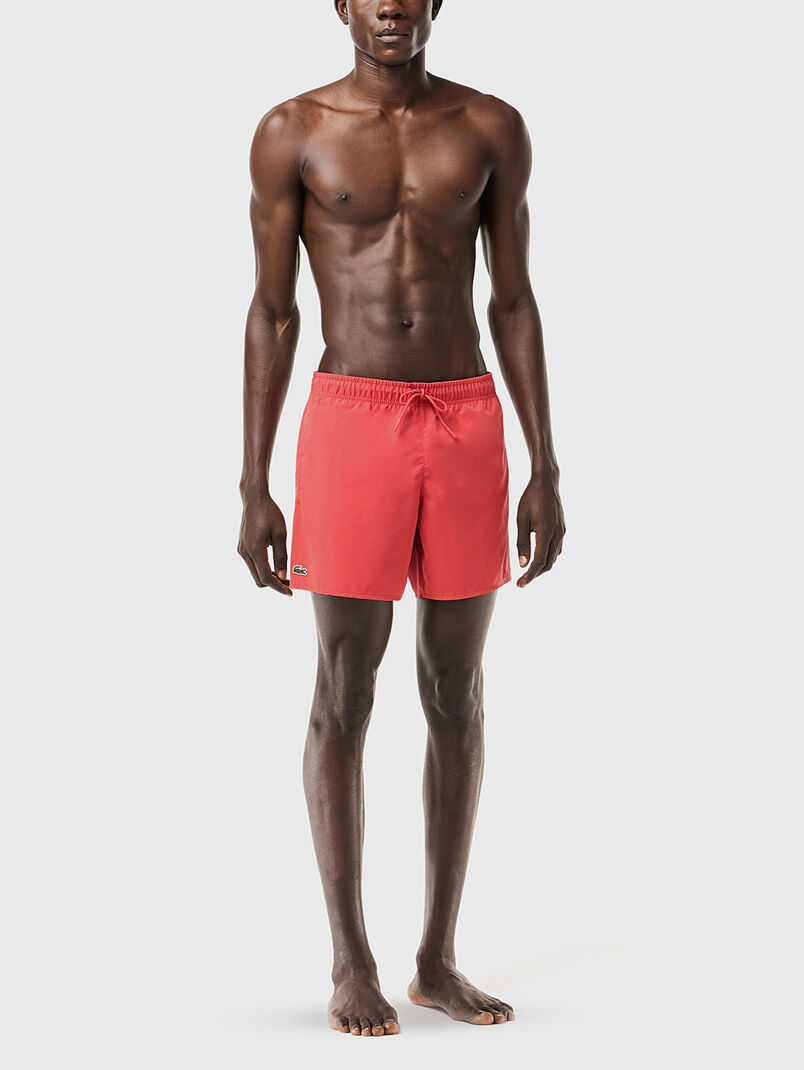 Yellow shorts with logo detail - 3