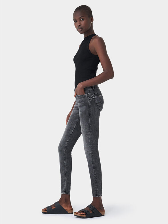 Wonder Skinny jeans with leather belt - 2