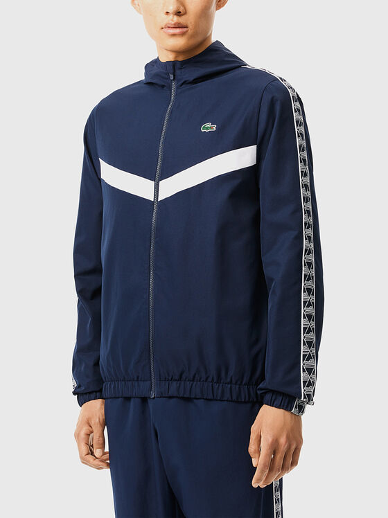 Tennis monogram track jacket  - 1