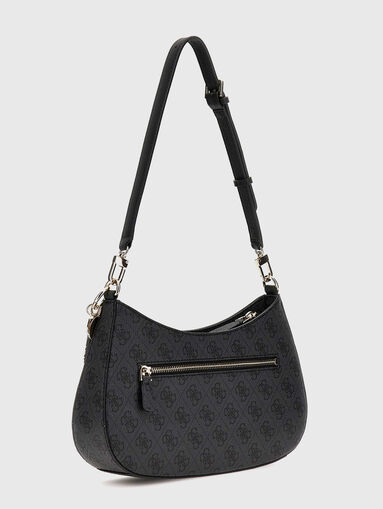 NOELLE bag with monogram print in beige - 4