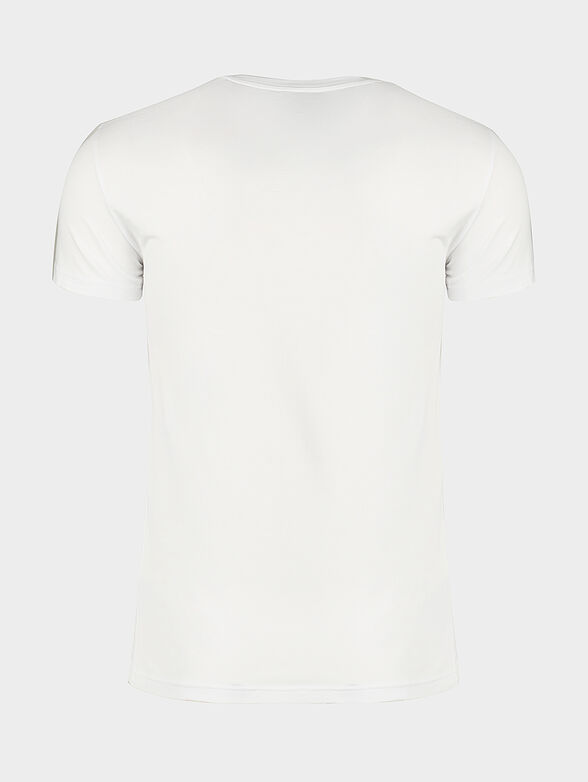 Cotton t-shirt with logo lettering - 2