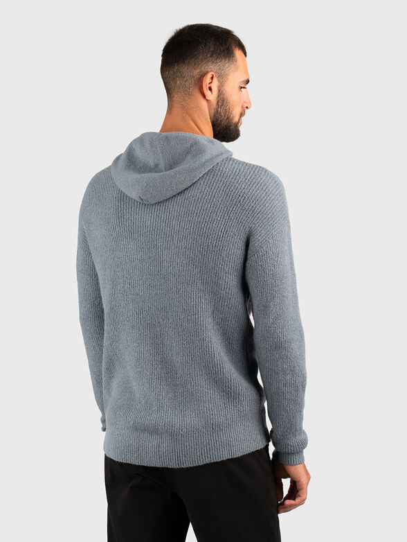 Wool blend hooded sweater - 2