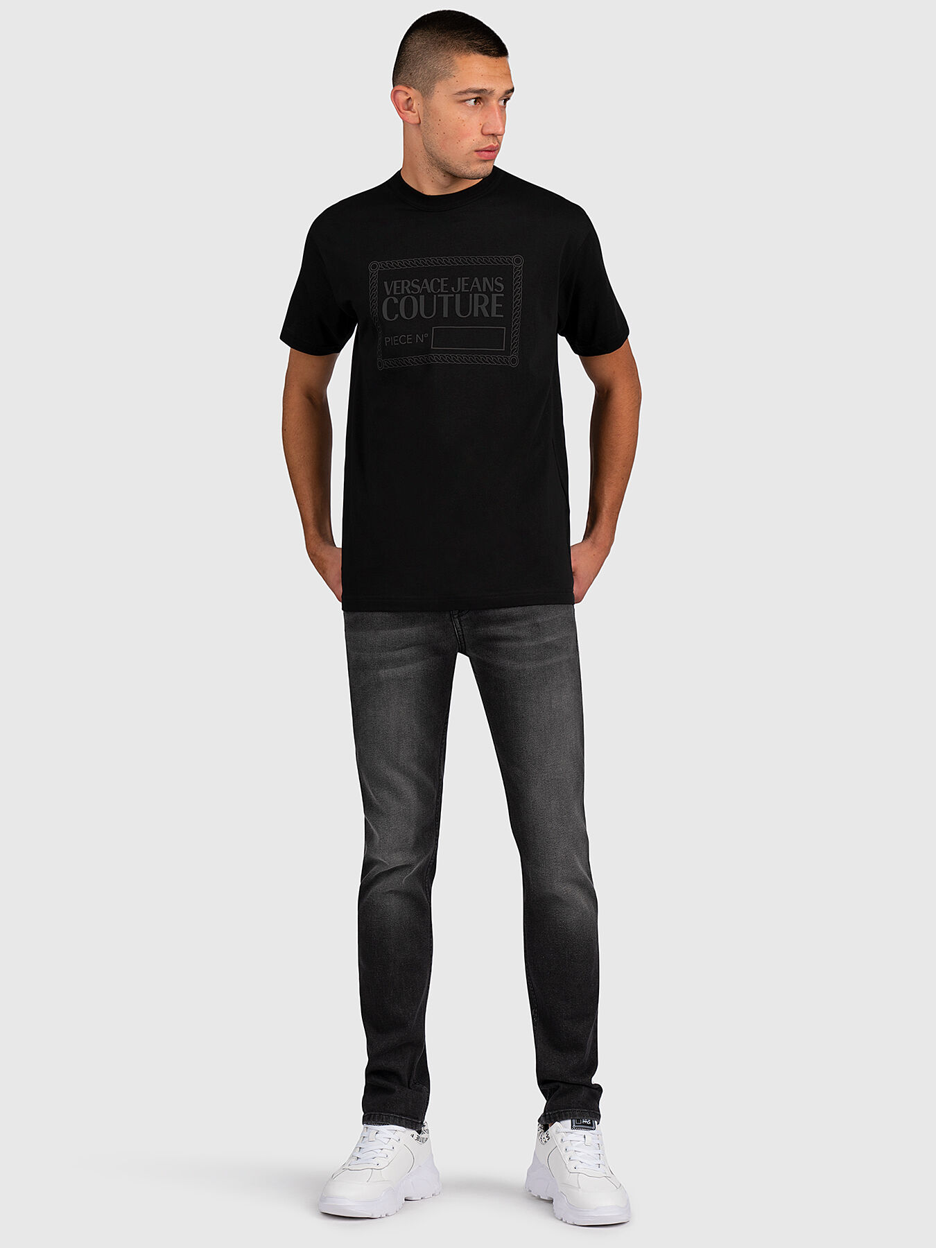 T-shirt with print brand VERSACE JEANS COUTURE