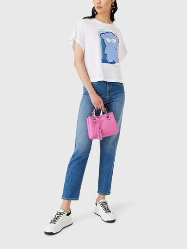Straight jeans with washed effect  - 5