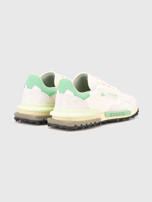 Sports shoes with suede details and logo - 3