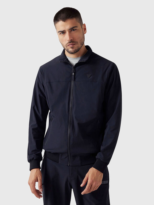 Jacket with pockets and logo - 1