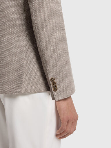 Slim single breasted blazer - 4
